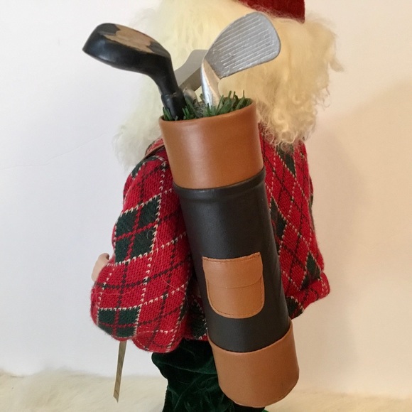 Vintage Dept 56 Limited Edition 2004 Old World Collection Santa Golfer - Picture 6 of 12